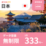 【日本 eSIM】完全無制限（使い放題） おてがるeSIM | データ通信専用（電話番号なし） | SIMフリー端末のみ対応 説明書付